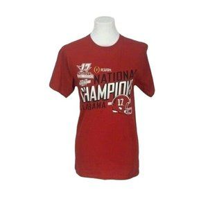 Alabama Crimson Tide NEW 2017 Championship Football Tee Shirt Size‎ Small
